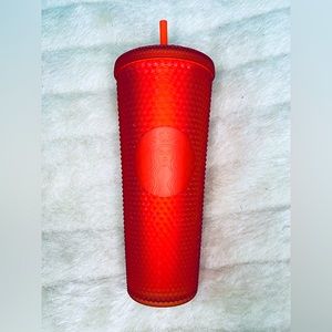 Starbucks Red Studded Matte tumbler